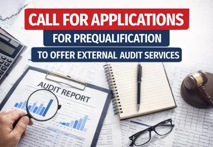CALL FOR APPLICATIONS FOR PREQUALIFICATION TO OFFER EXTERNAL AUDIT SERVICES