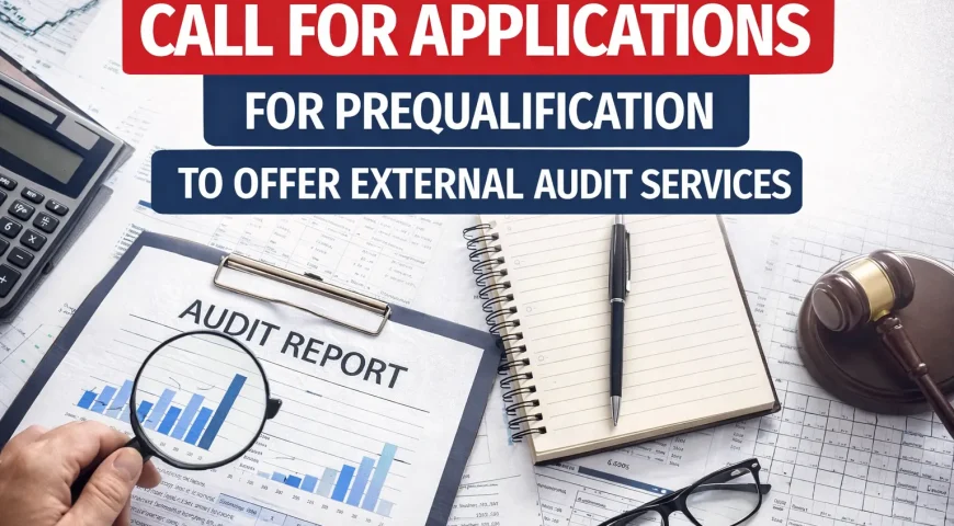 CALL FOR APPLICATIONS FOR PREQUALIFICATION TO OFFER EXTERNAL AUDIT SERVICES
